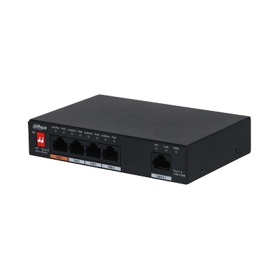 Switch 4 porte PoE unmanaged