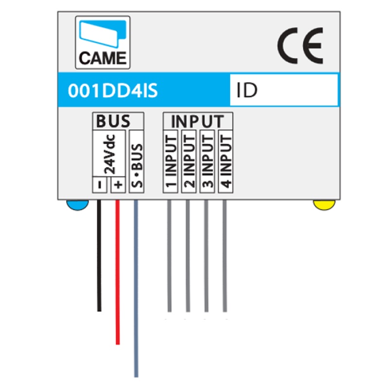 Modulo Domotico 4 Ingressi Digitali Programmabili