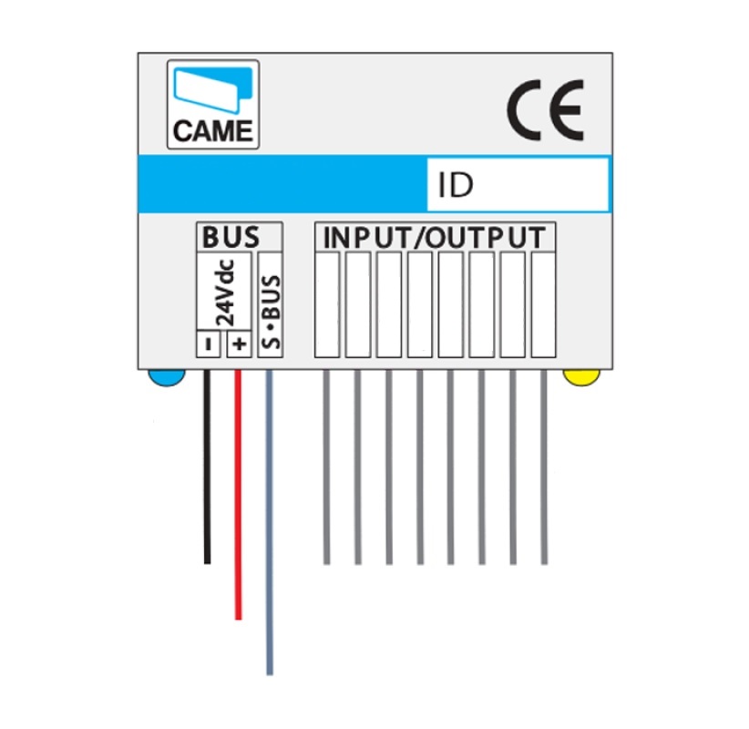 Modulo 8 ingressi-uscite con uscite programmabili 